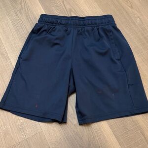 Men's Navy Blue Athletic Shorts